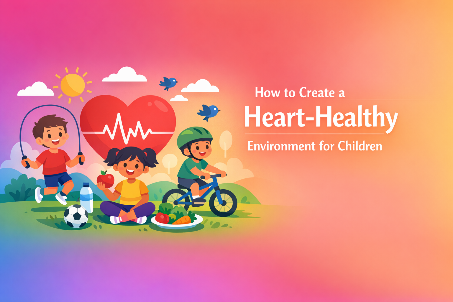 How to Create a Heart-Healthy Environment for Children